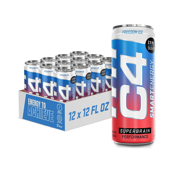 Paquete de 12 bebidas energéticas inteligentes C4 de 12 onzas