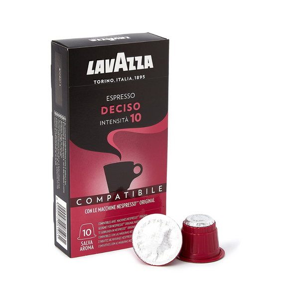 Paquete De 100 Cápsulas Lavazza Nespresso Deciso
