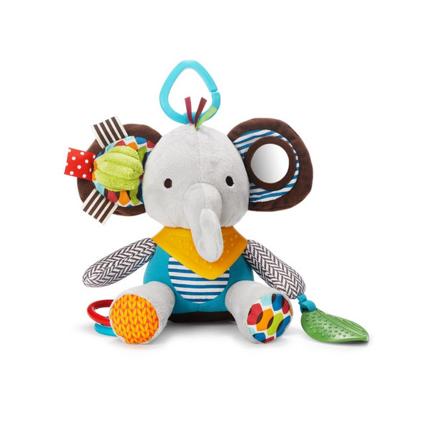Skip Hop Bandana Buddies Juguete de elefante para la dentición y actividades para bebés