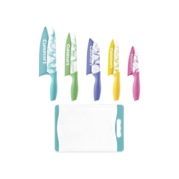 Cuisinart Advantage Cutlery 11-Piece Marble Knife Cutting Board And Knive Set