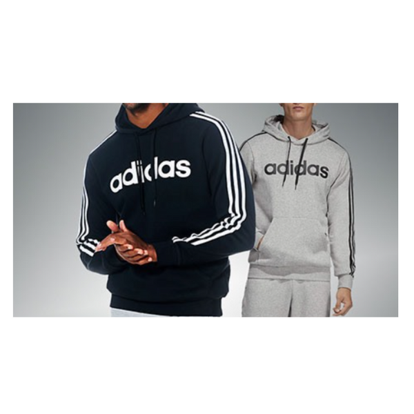 Adidas Men’s Essential 3-Stripe Logo Hoodie, Super Soft Joggers, Or Women’s Hoodie