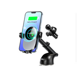 Soporte para teléfono con cargador inalámbrico rápido Qi