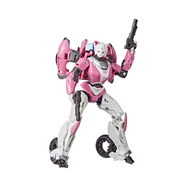 Figura de acción Transformers Studio Series 85 Deluxe Class Bumblebee Arcee de 4,5"