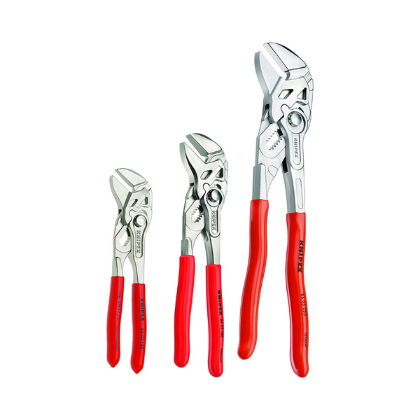 3-Piece KNIPEX Tools Pliers Wrench Set
