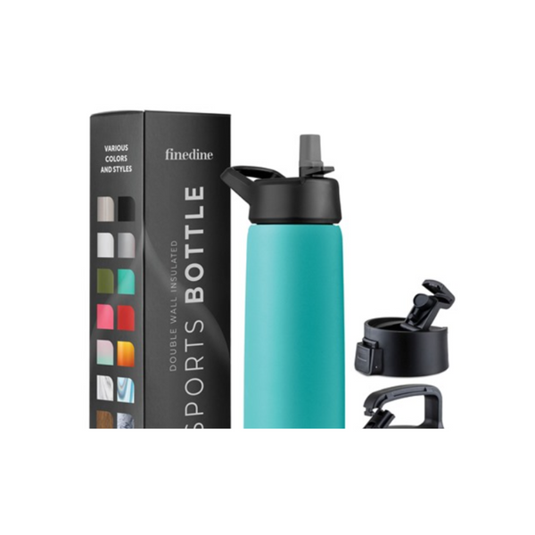 64oz FineDine Triple Insulated Stainless Steel Water Bottle