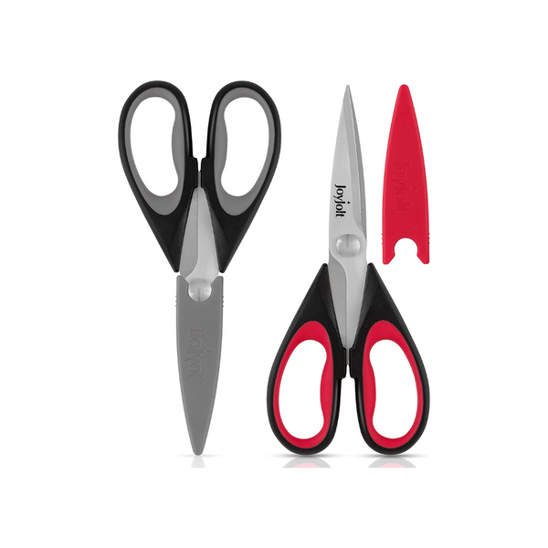 Juego de 2 tijeras de cocina resistentes (4 colores)