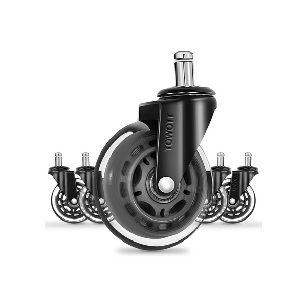 5 Rubber Office Chair Wheels Replacements