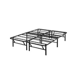 High Profile Foldable Steel Platform Bed Frame