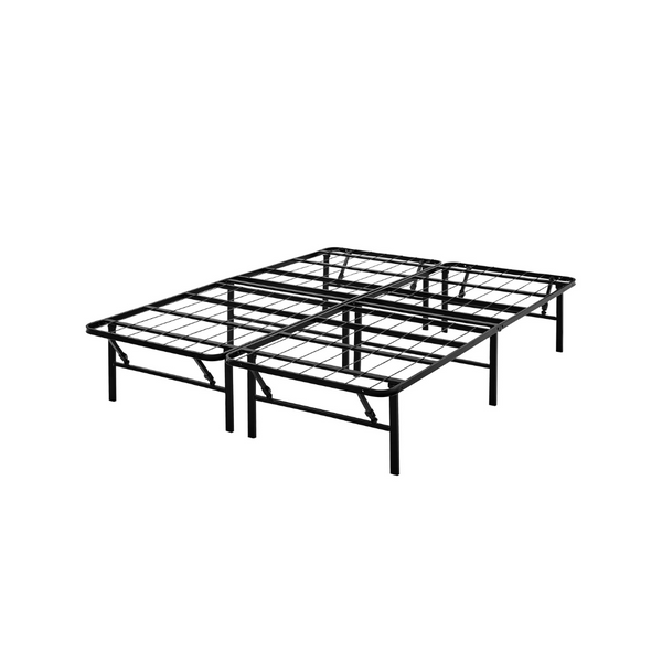 High Profile Foldable Steel Platform Bed Frame