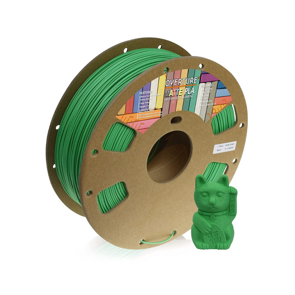 Overture 1.75mm PLA Matte 3D Printer Filament