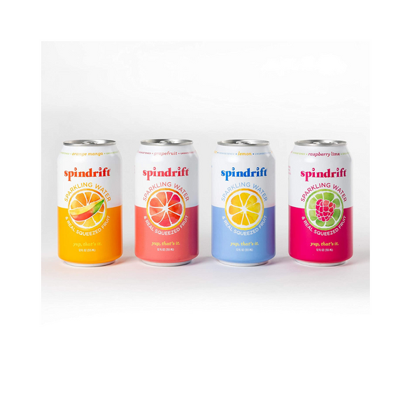 Pack Of 20 Spindrift Sparkling Water 4 Flavor Variety Pack