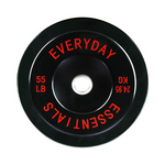 55-lb BalanceFrom Everyday Essentials Color Coded Olympic Bumper Plate Weight Plate