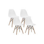 Set of 4 Modern Dining Chairs