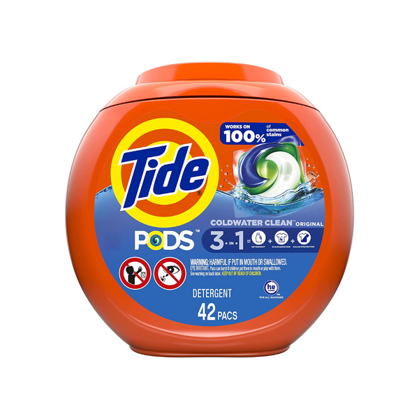 42 Tide Pods Laundry Detergent Soap Pods