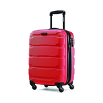 20" Samsonite Omni PC Hardside Carry-On Luggage w/ Spinner Wheels (Red)