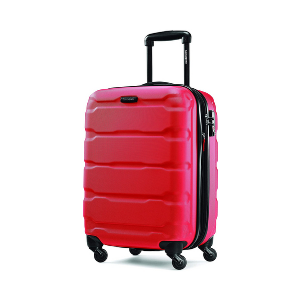 20" Samsonite Omni PC Hardside Carry-On Luggage w/ Spinner Wheels (Red)