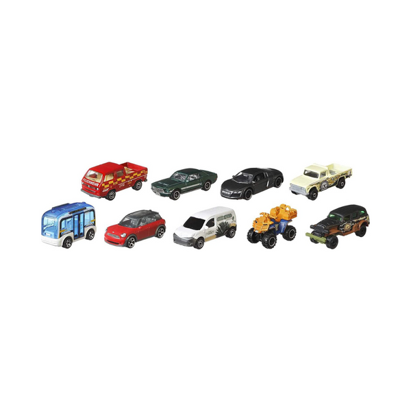 Matchbox 9-Packs Toy Car Collection of Real-World Replicas