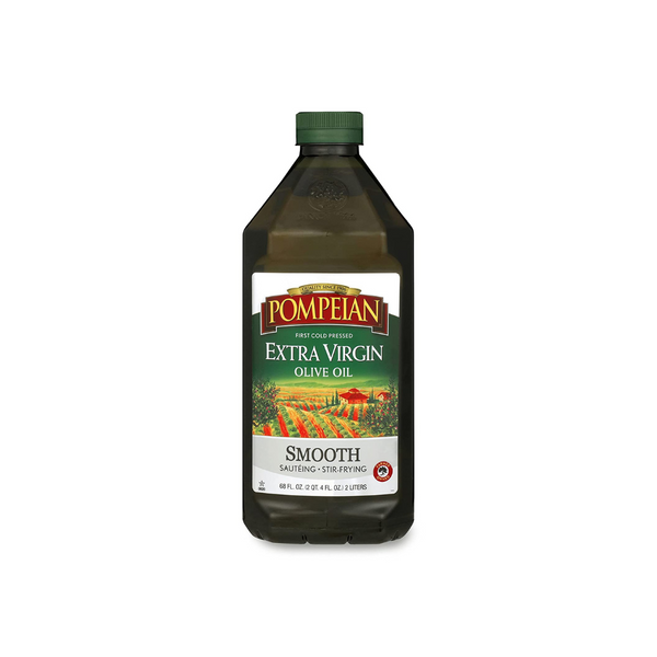 Pompeian Smooth Extra Virgin Olive Oil 68oz Bottle