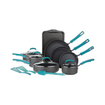 Rachael Ray Classic Brights Hard Anodized Nonstick 15 Piece Cookware Pots And Pans Set