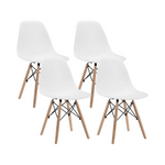 Set of 4 Modern Dining Chairs