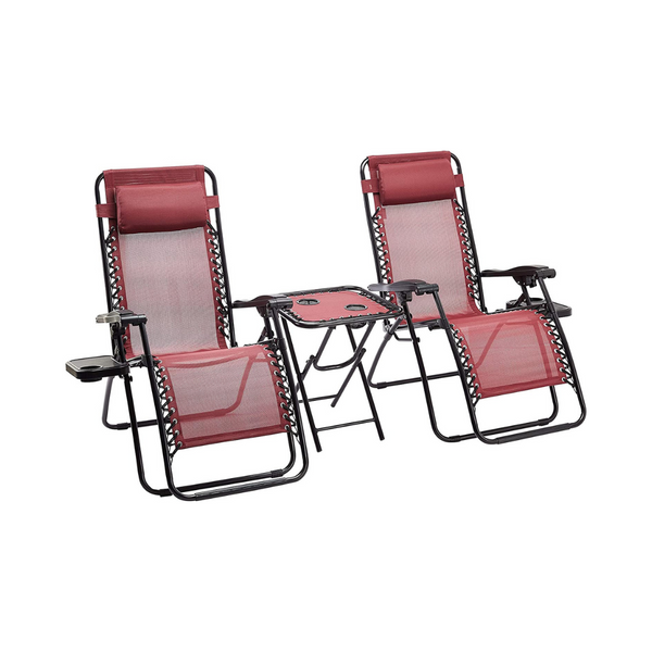 Set of 2 Amazon Basics Zero Gravity Lounge Chairs
