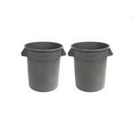 2 AmazonCommercial 20 Gallon Heavy Duty Round Garbage Cans