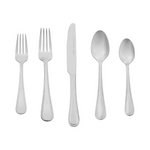 Amazon Basics 20-Piece Stainless Steel Flatware Set Service