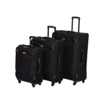 American Tourister 3 Piece Softside Luggage With Spinner Wheels