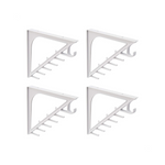 Amazon Basics 4-Pack of Large Closet Brackets