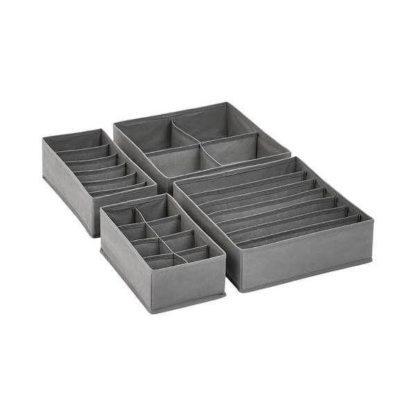 Set of 4 Amazon Basics Dresser Drawer Storage Organizer for Undergarments