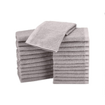 24 Amazon Basics Fast Drying, Extra Absorbent Washcloths