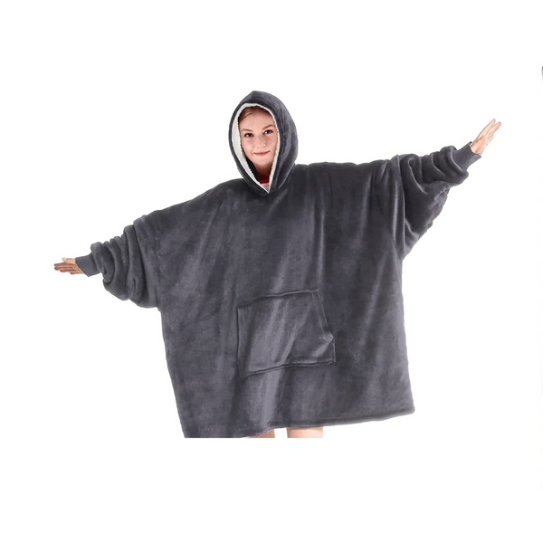 Oversized Hooded Blanket With Sleeves