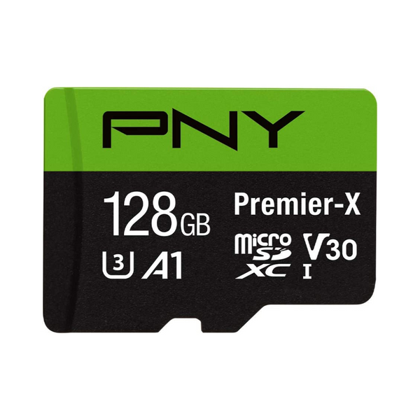 128GB PNY Premier-X Class 10 U3 A1 microSDXC Memory Card w/ Adapter