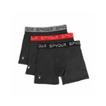 Spyder Calzoncillos tipo bóxer de malla de nailon para hombre, paquete de 3