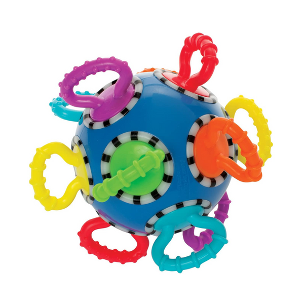 Manhattan Toy Click Clack Ball Actividad de desarrollo Juguete para bebé