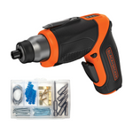 BLACK+DECKER 4V MAX Cordless Screwdriver with Picture-Hanging Kit
