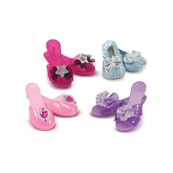 Melissa & Doug Role Play Collection, Dress-Up Shoes Set (4 Pairs)