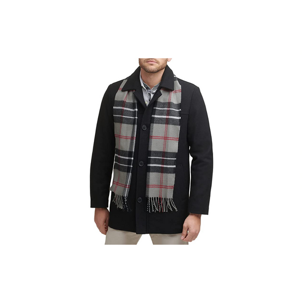 Dockers Men's Weston Wool Blend Scarf Coat