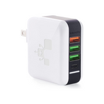 Bloque de cargador rápido USB C de 4 puertos