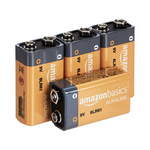 4-Pack Amazon Basics 9V All-Purpose Alkaline Batteries