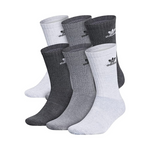 6 Pairs Of adidas Originals Adult Trefoil Crew Socks