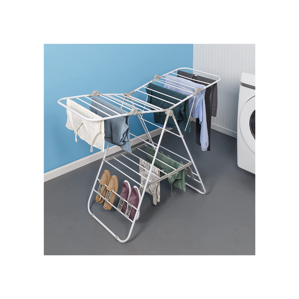 HoneyCanDo Deluxe Expandable and Collapsible Wing Drying Rack PzDeals
