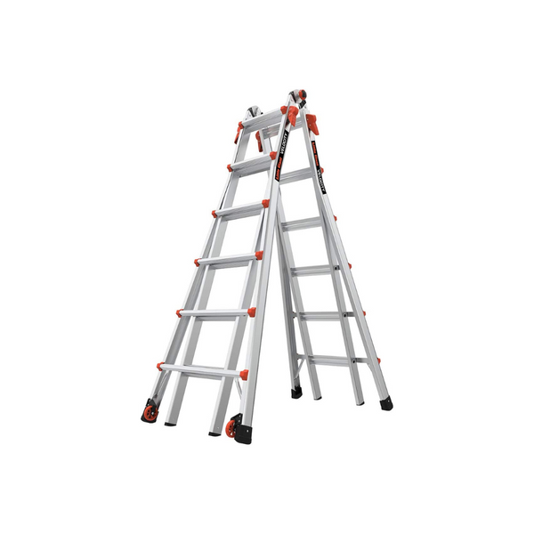 Little Giant Ladders 26′ Velocity Multi-Position Ladder With Wheels