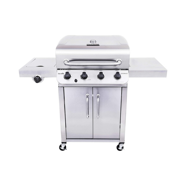 Char-Broil Stainless Steel 4-Burner Cabinet Style Liquid Propane Gas Grill