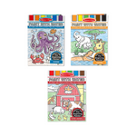 Paquete de 3 libros de actividades de pintura y agua para niños Melissa &amp; Doug