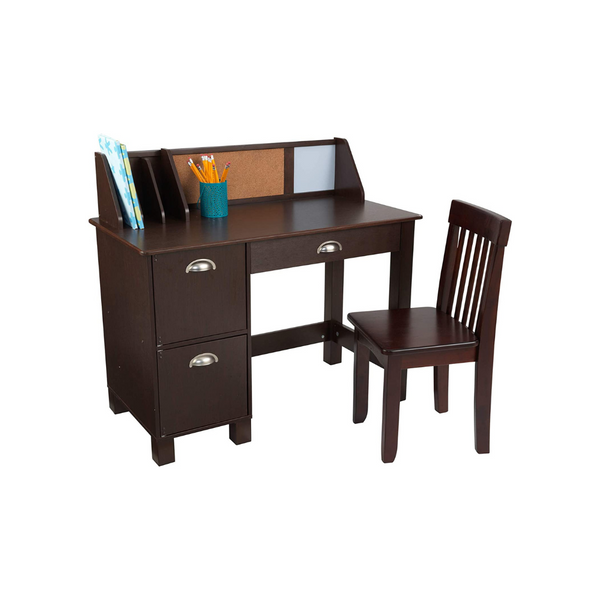 KidKraft Wooden Study Desk With Chair