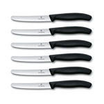 Set Of 6 Victorinox Classic Serrated Steak Knives