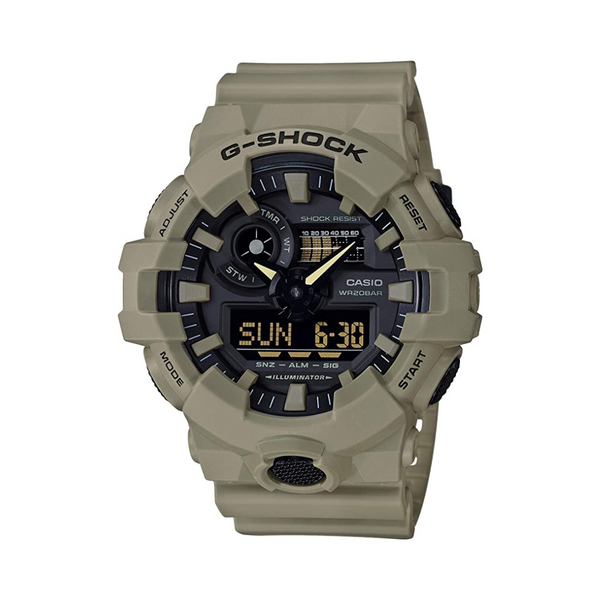 Casio G-Shock Front Button Analog Digital Resin Watch