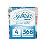 4 cajas de pañuelos faciales Scotties de 96 quilates