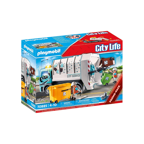 PLAYMOBIL Camión de Reciclaje Ciudad